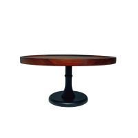 Suporte Wood com pé preto  Suporte Wood com pé preto